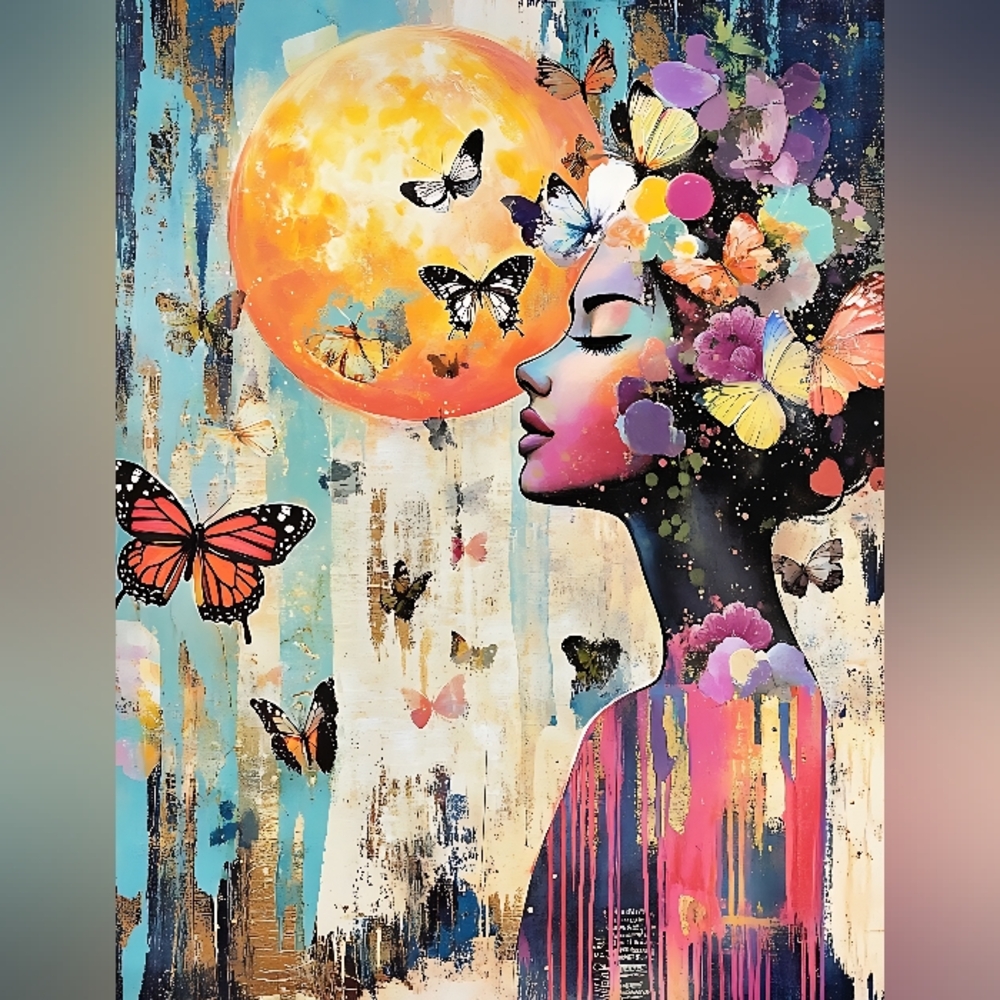 3pc=Beautiful Lady Prints